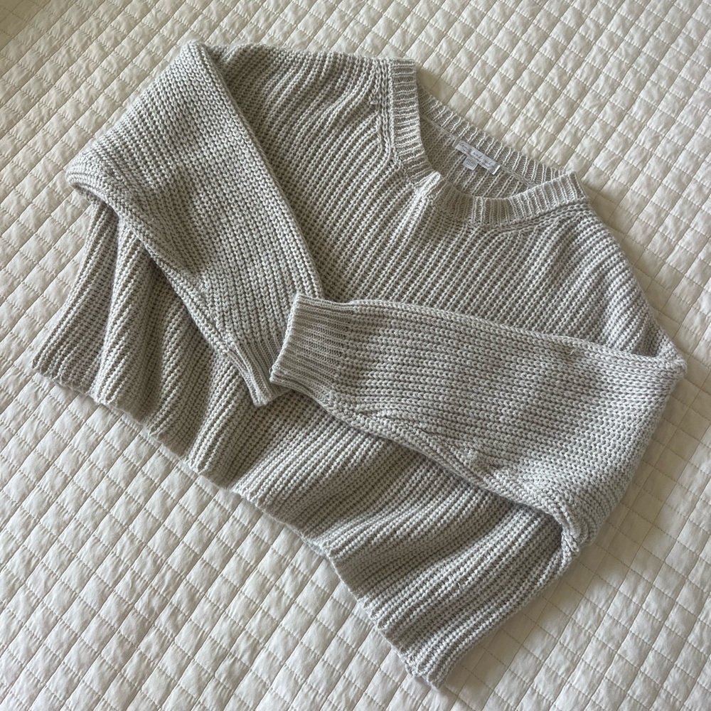 Knit Chunky Beige Sweater